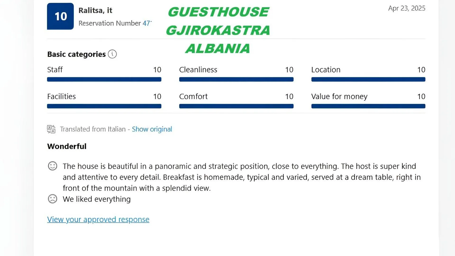 Guri Guesthouse Gjirokastër Albanien